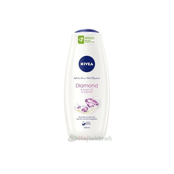 NIVEA Sprchový gél DIAMOND & Argan oil 500 ml