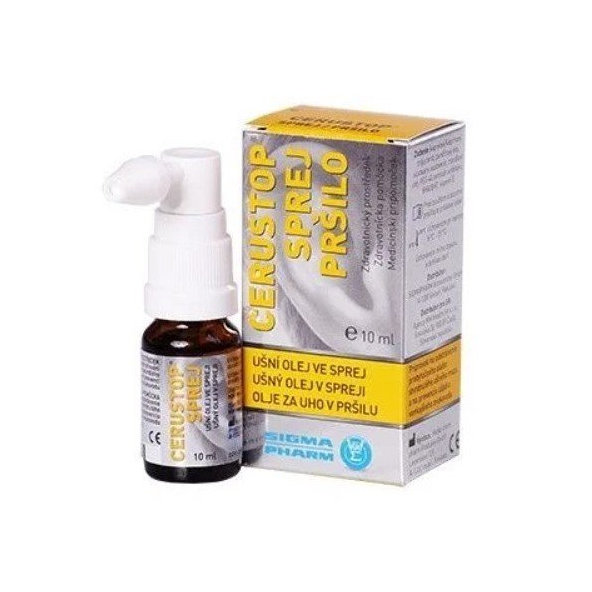 Cerustop ušný olej v spreji 10ml