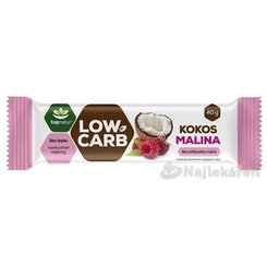 topnatur Tyčinka LOW CARB Kokos Malina, 40g