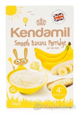 E-shop KENDAMIL Jemná banánová kaša 1x125g