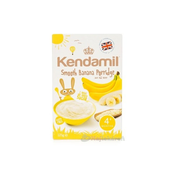 KENDAMIL Jemná banánová kaša 1x125g