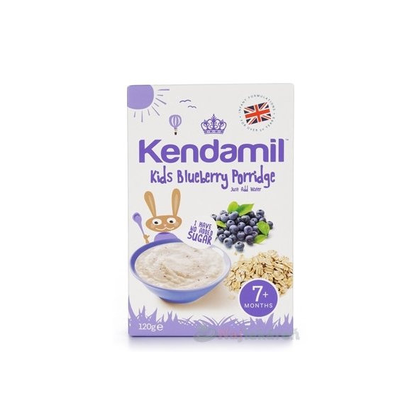 KENDAMIL Organic ovocná kaša čučoriedka, 120g