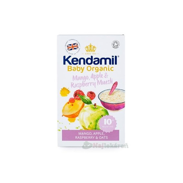 KENDAMIL Organic, BIO Ovsená kaša s ovocím 1x150 g
