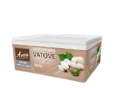 A vata NATUR VATOVÉ TYČINKY box 200ks