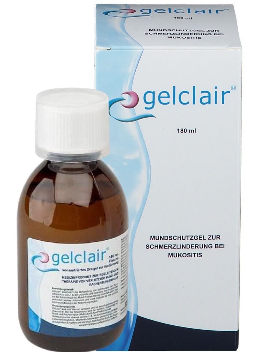 E-shop GELCLAIR gél na elimináciu lézií ústnej dutiny 180 ml