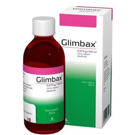Glimbax ústny výplach na liečbu a úľavu, zápalov v ústach 200 ml