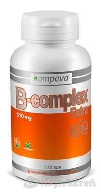 E-shop Kompava B-complex Extra + B6, B12, 120ks