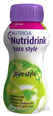 E-shop Nutridrink Juice Style, s jablkovou príchuťou (inov.2021) 4x200ml