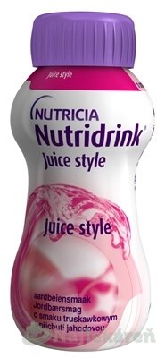 E-shop Nutridrink Juice Style, s jahodovou príchuťou (inov.2021), 4x200ml