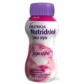 Nutridrink Juice Style, s jahodovou príchuťou (inov.2021), 4x200ml