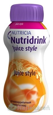 E-shop Nutridrink Juice Style, s pomarančovou príchuťou, 4x200ml