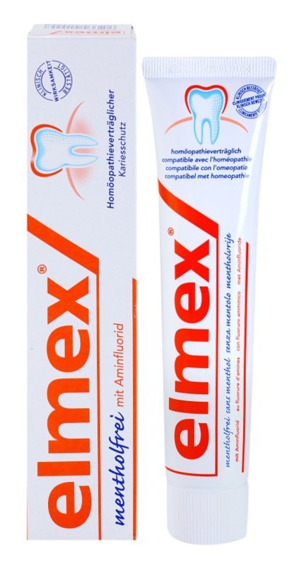 E-shop Elmex Bezmentolová zubná pasta 75 ml