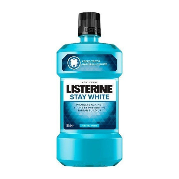 LISTERINE STAY WHITE ústna voda 500 ml