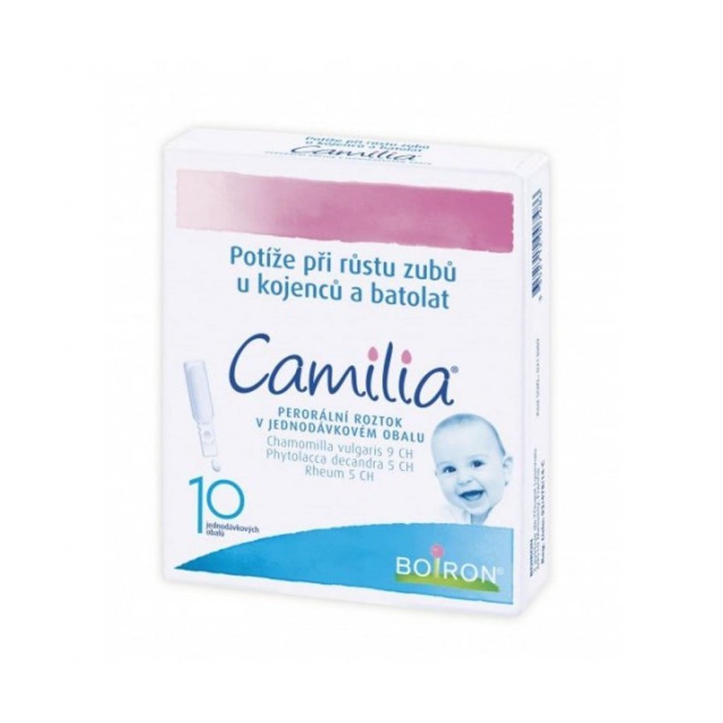 E-shop Camilia homeopatický liek na prerezávanie zubov 10x1 ml