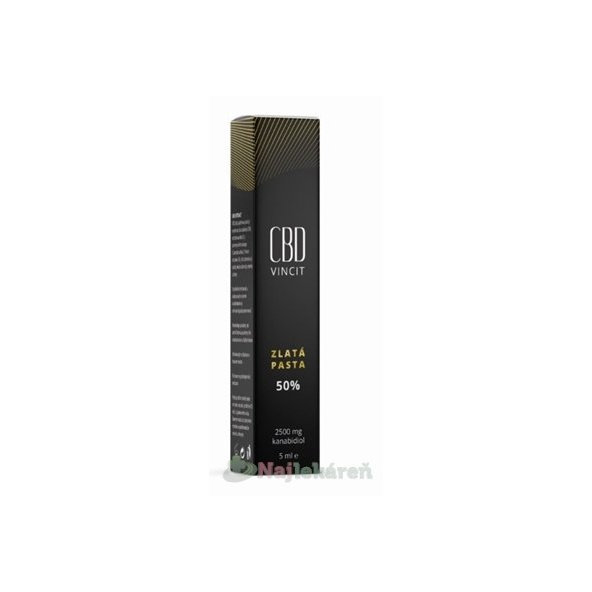 CBD Vincit zlatá pasta 50% 5ml
