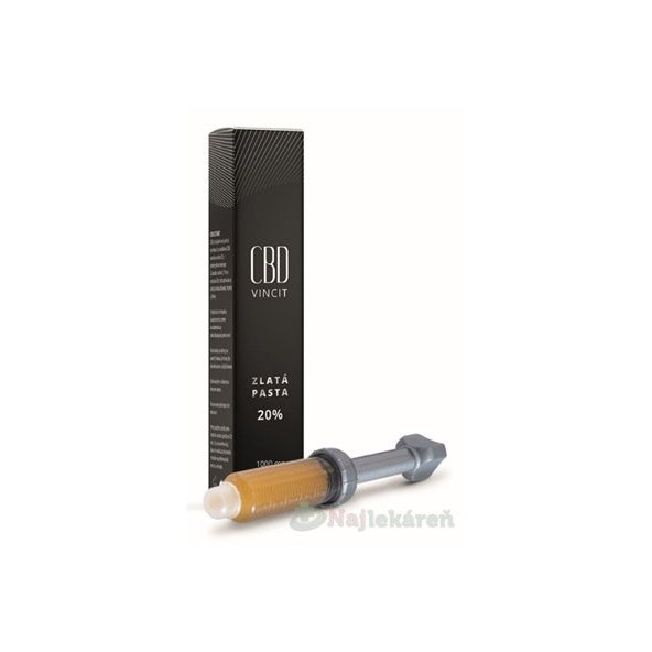 CBD Vincit zlatá pasta 20% 5ml