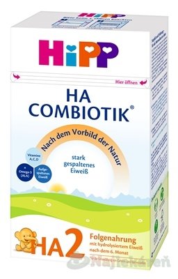 E-shop HiPP Mlieko dojčenské hypoalergénne HA 2 Combiotik 500g