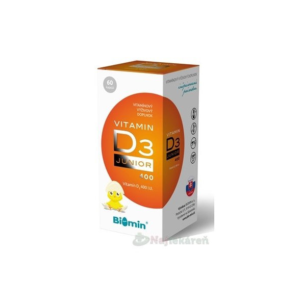 Biomin VITAMIN D3 JUNIOR 400 I.U.