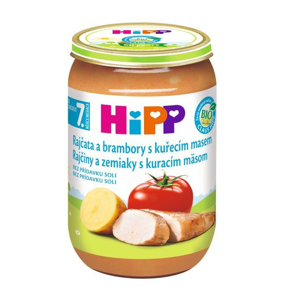 HiPP príkrm rajčiny, zemiaky a kura 220g