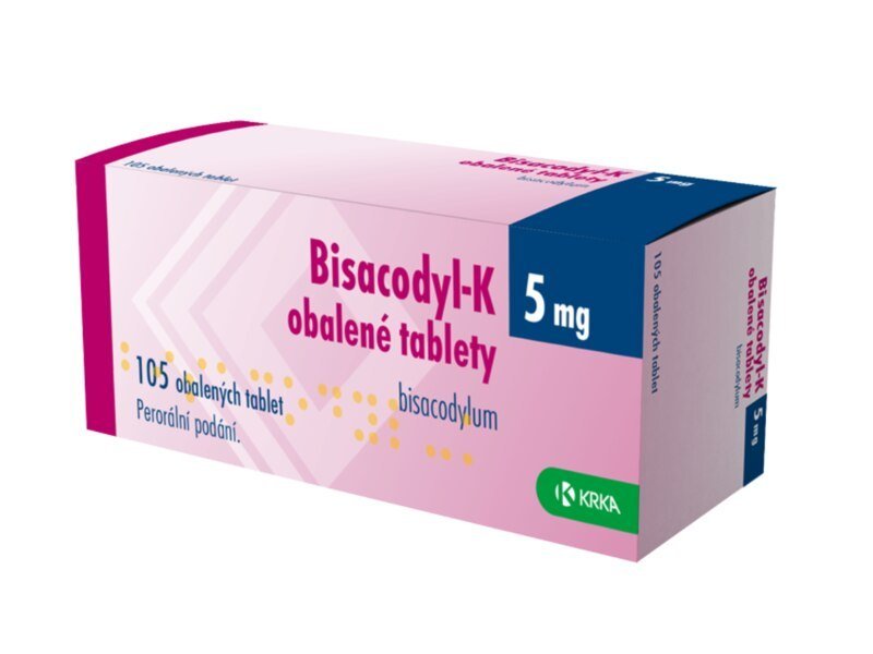 E-shop BISACODYL-K 5 mg na zápchu 105 tabliet