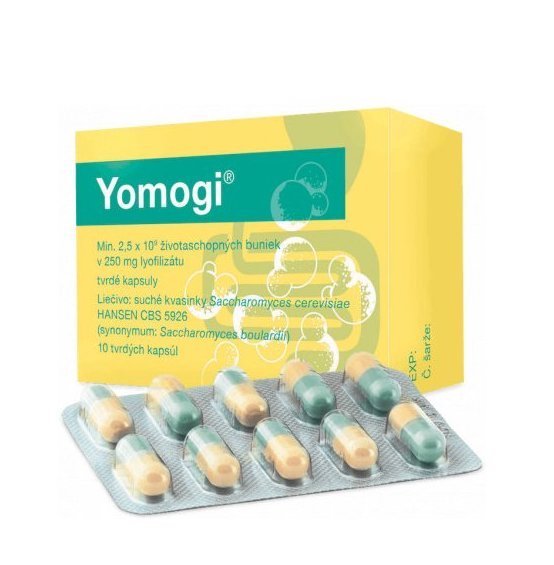 E-shop Yomogi na liečbu akútnej hnačky 250 mg 10 kapsúl