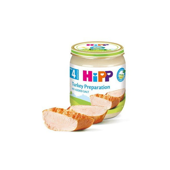 HiPP Bio príkrm morčacie mäso - pyré 125g