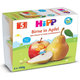 HiPP Príkrm BIO 100% Ovocie Jablká s hruškami 4x100 g