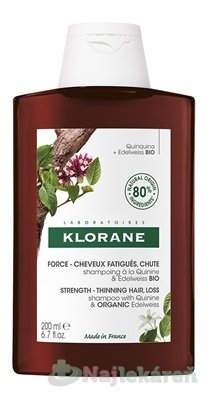 E-shop KLORANE Šampón s chinínom a bio plesnivcom alpským 200ml