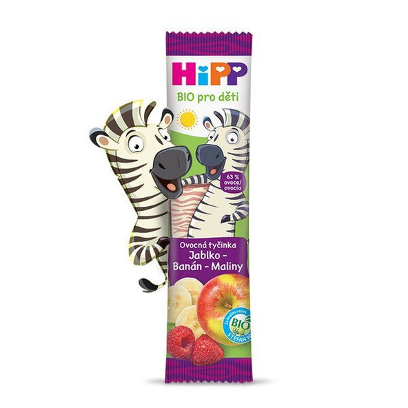 HiPP BIO Oblátka Banán - Jablko - Maliny