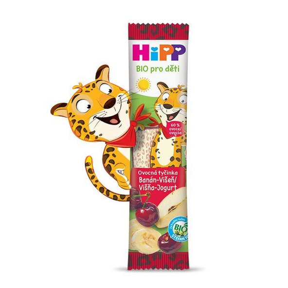 HiPP BIO Ovocná tyčinka Banán-Višňa-Jogurt 1x23g