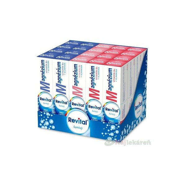 Revital Magnézium + B6 šumivý MIX BOX