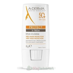A-DERMA PROTECT X-TREM SPF 50+ transparentná tyčinka 8g