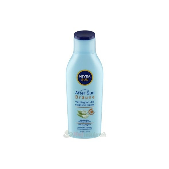 NIVEA SUN Mlieko po opaľovaní Bronze aloe vera a pro melanín extrakt 200 ml