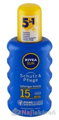 NIVEA SUN Sprej na opaľovanie OF15