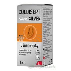 COLDISEPT nanoSILVER ušné kvapky 15 ml