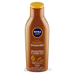NIVEA SUN Mlieko na opaľovanie OF6 s karoténom 200 ml