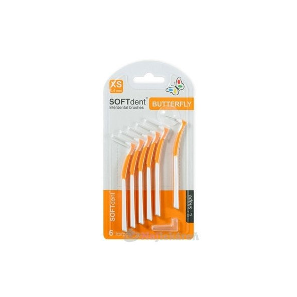 Medzizubné kefky SOFTdent Butterfly XS 0,4 mm