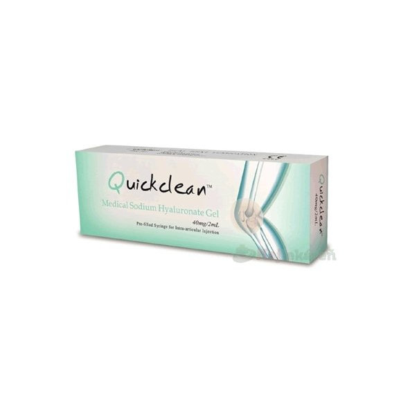 Quickclean 40 mg/2 ml gél s hyaluronátom sodným na osteoartrózy kĺbov 2 ml