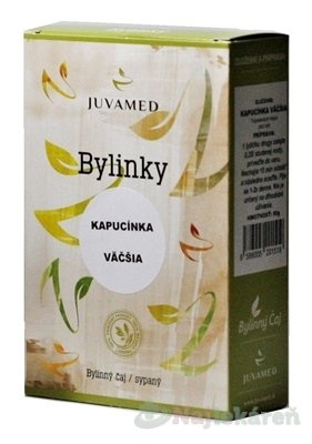 E-shop JUVAMED KAPUCÍNKA VÄČŠIA - PLOD CELÝ bylinný čaj sypaný 50g