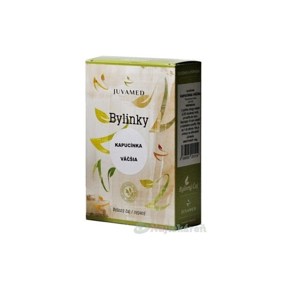 JUVAMED KAPUCÍNKA VÄČŠIA - PLOD CELÝ bylinný čaj sypaný 50g
