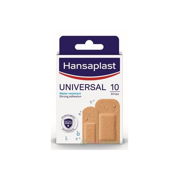 Hansaplast UNIVERSAL Water-resistant náplasť vodeodolná 10ks