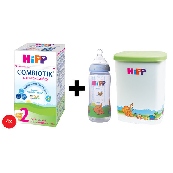 HiPP 2 BIO Combiotik následná mliečna výživa 4x500 g