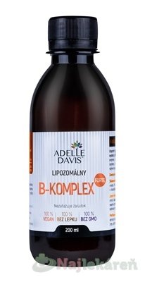 E-shop ADELLE DAVIS Lipozomálny B-KOMPLEX FORTE 200 ml