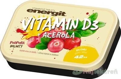 E-shop Energit VITAMIN D3 + ACEROLA, 42ks