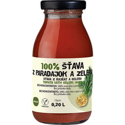 zdravo 100% ŠŤAVA Z PARADAJOK A ZELERU, 200ml