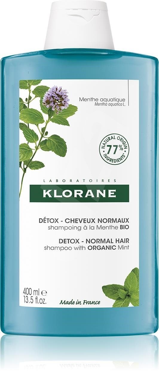 E-shop KLORANE Detoxikačný šampón s BIO mätou vodnou 400ml