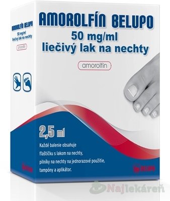 E-shop AMOROLFÍN BELUPO 50 mg/ml liečivý lak na nechty