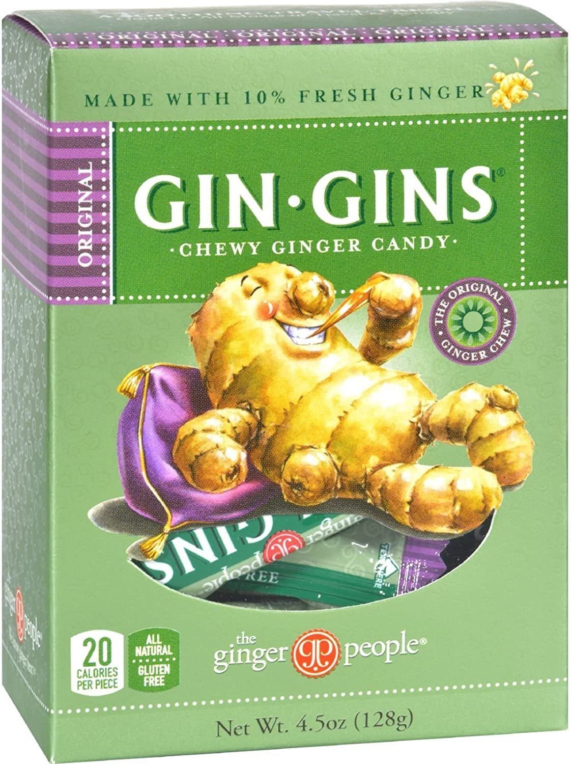 E-shop GIN GINS ORIGINAL zázvorové cukríky na nevoľnosť 42 g