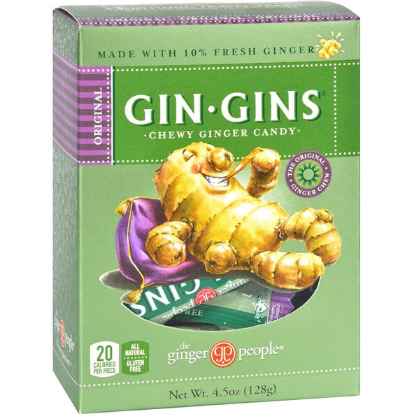 GIN GINS ORIGINAL zázvorové cukríky na nevoľnosť 42 g