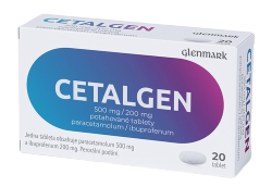 E-shop CETALGEN 500 mg/200 mg na bolesť 20 tabliet